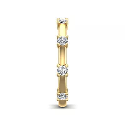 Alanna Spaced Diamond Band