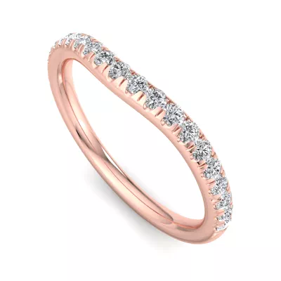 Cecelia Pavé Curved Band