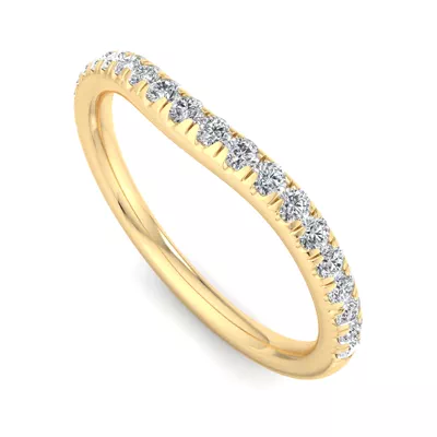 Cecelia Pavé Curved Band