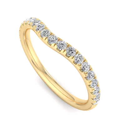 Jayleen Pavé Curved Band