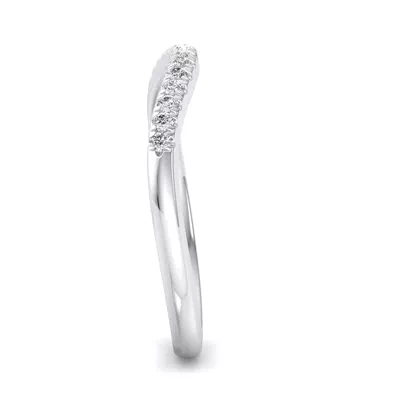 Sasha Curved Pavé Band