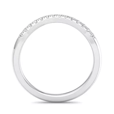 Sasha Curved Pavé Band