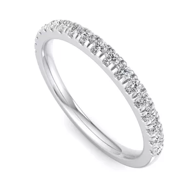 Sloan Wavy Pavé Band