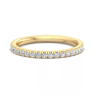 Sloan Wavy Pavé Band