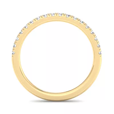 Sloan Wavy Pavé Band