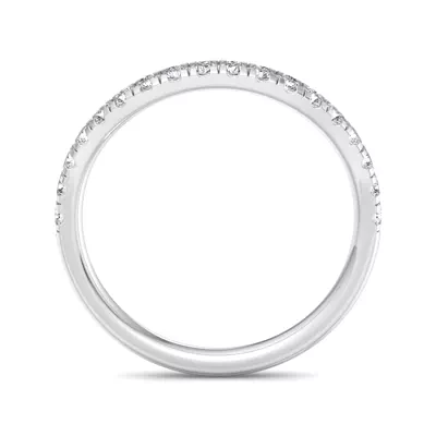 Abby Curved Pavé Band
