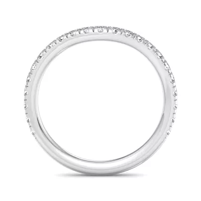 Lylah Curved Pavé Band
