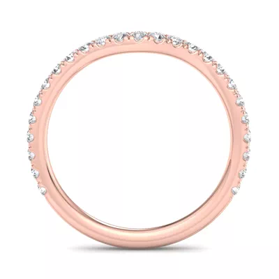 Kaitlyn Curved Pavé Band