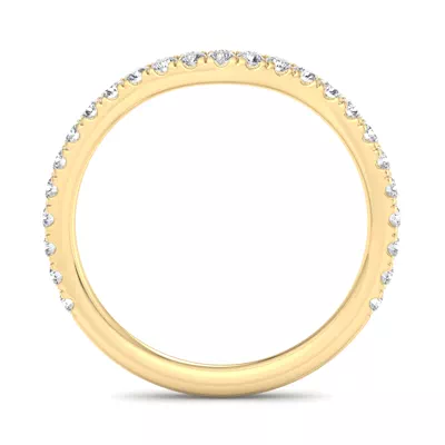 Kaitlyn Curved Pavé Band