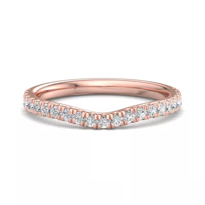Opal Pavé Curved Band