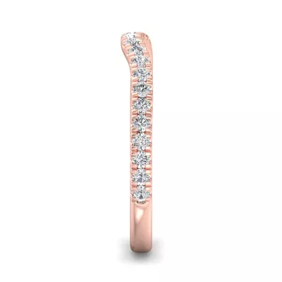 Opal Pavé Curved Band