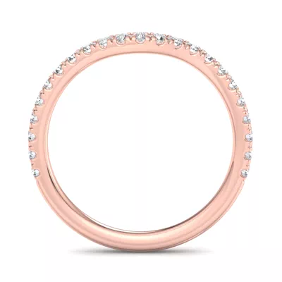Opal Pavé Curved Band