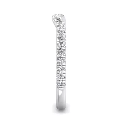 Opal Pavé Curved Band