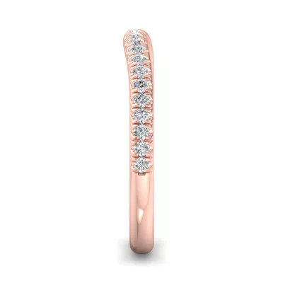 Aleena Curved Pavé Band
