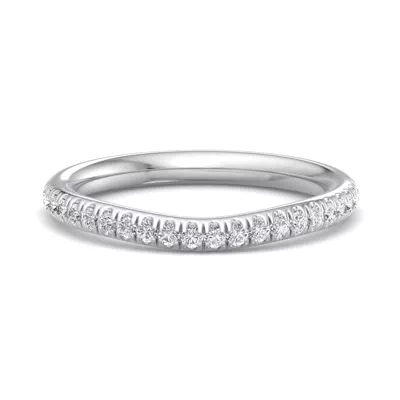 Alia Curved Pavé Band