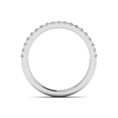 Alia Curved Pavé Band