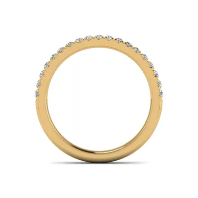 Alia Curved Pavé Band