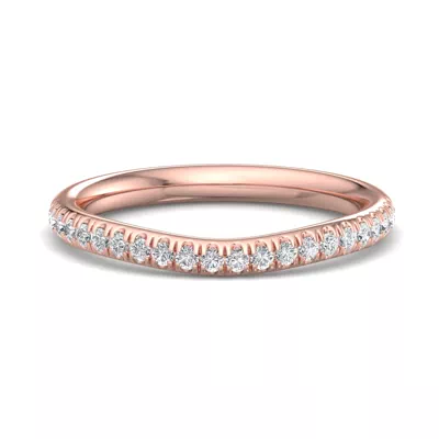 Frankie Curved Pavé Band