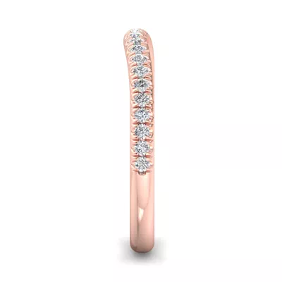 Frankie Curved Pavé Band