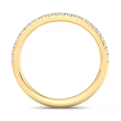 Frankie Curved Pavé Band