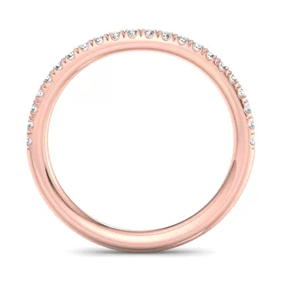 Ellis Curved Pavé Band