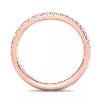 Kathryn Curved Pavé Band