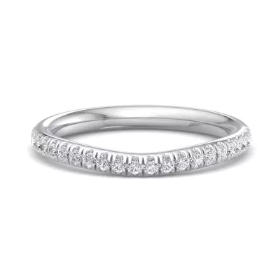 Kathryn Curved Pavé Band