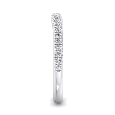 Kathryn Curved Pavé Band