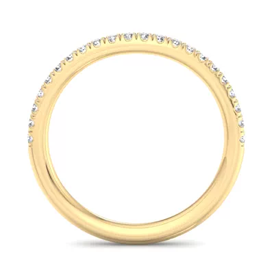 Kathryn Curved Pavé Band