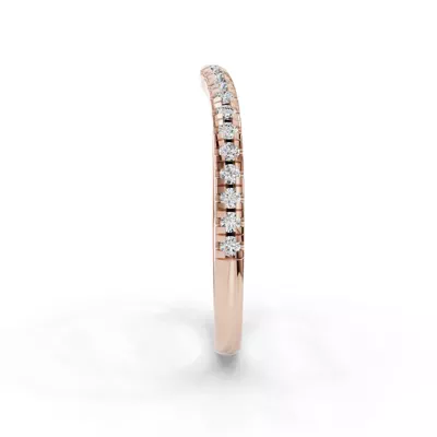 Remy Curved Pavé Band