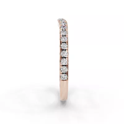 Gabriella Grand Pavé Contoured Band