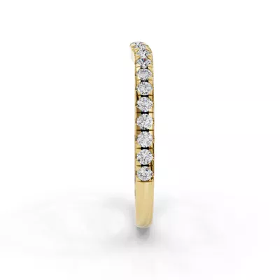 Gabriella Grand Pavé Contoured Band