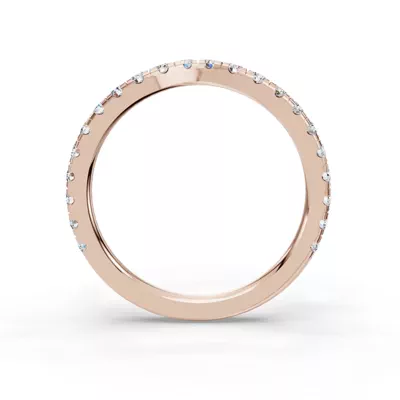Gabriella Majestic Pavé Contoured Band