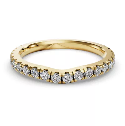 Gabriella Majestic Pavé Contoured Band