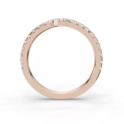 Kennedy Grand Pavé Contoured Band