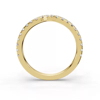 Kennedy Grand Pavé Contoured Band