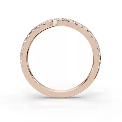 Kennedy Majestic Pavé Contoured Band
