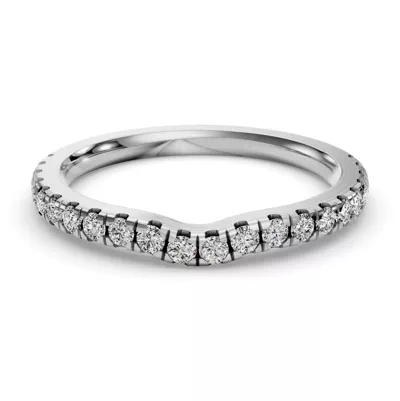 Kennedy Majestic Pavé Contoured Band