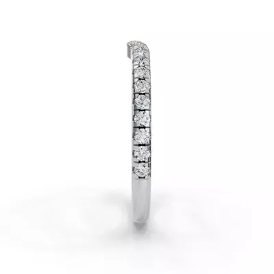 Kennedy Majestic Pavé Contoured Band