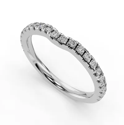Kennedy Majestic Pavé Contoured Band
