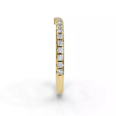 Kennedy Majestic Pavé Contoured Band