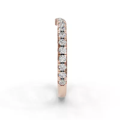 Bella Pavé Contoured Band (1.8mm)