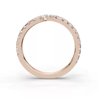 Bella Pavé Contoured Band (1.8mm)