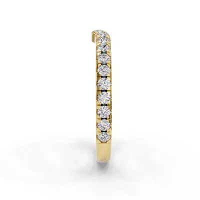 Bella Pavé Contoured Band (1.8mm)
