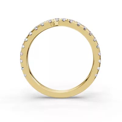 Bella Pavé Contoured Band (1.8mm)