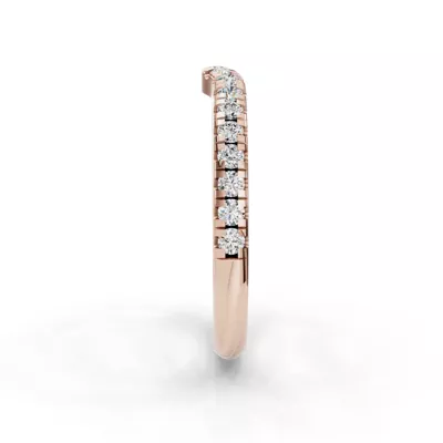 Bella Pavé Contoured Band (2.2mm)