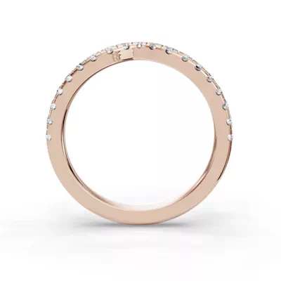Bella Pavé Contoured Band (2.2mm)