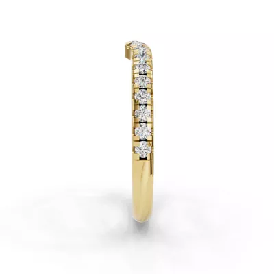 Bella Pavé Contoured Band (2.2mm)