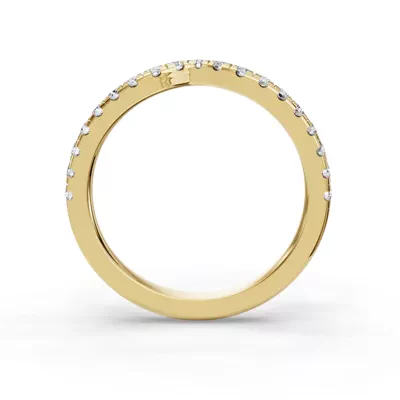 Bella Pavé Contoured Band (2.2mm)