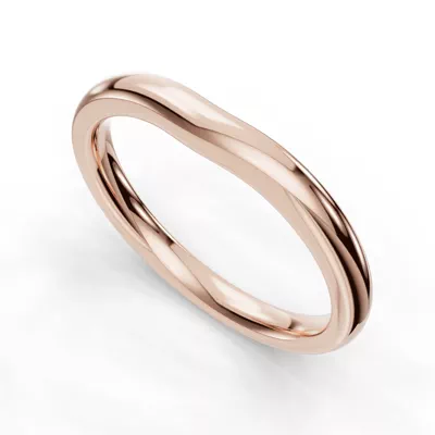 Leah Contoured Band (2.2mm)